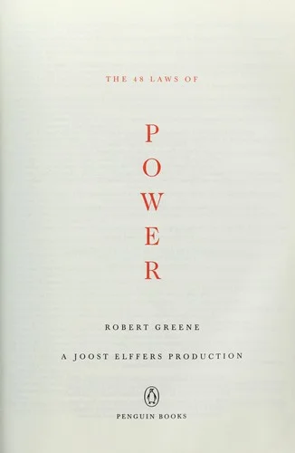 The 48 Laws of Power by Robert Greene book cover