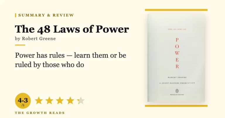 The 48 Laws of Power by Robert Greene — summary and review with 4.3/5 rating