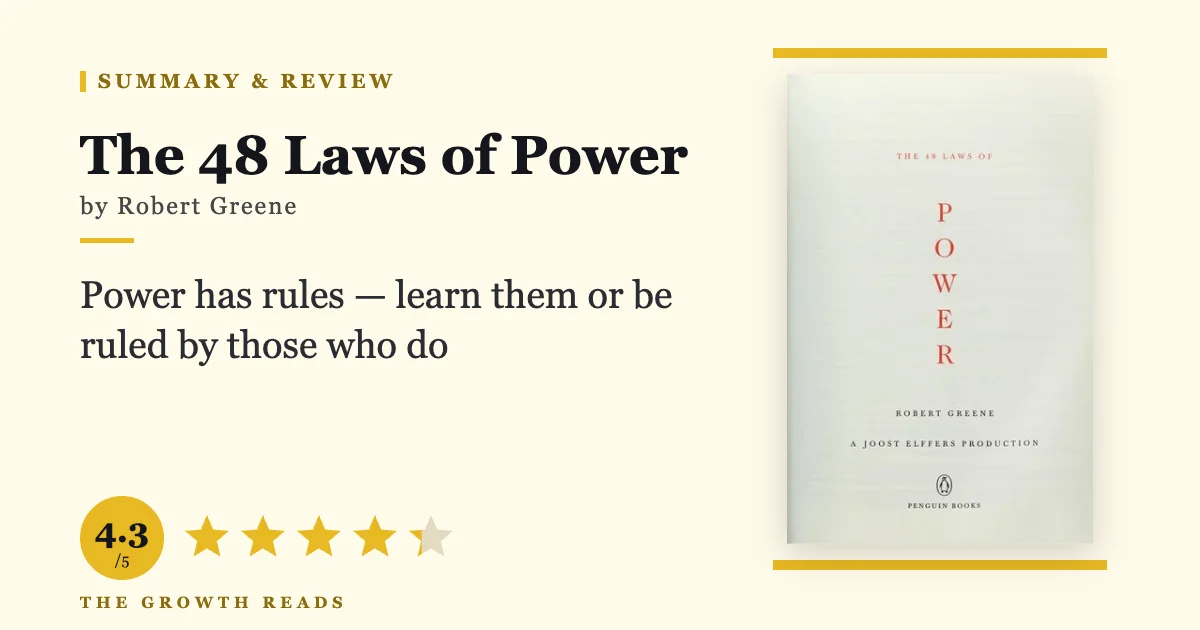 The 48 Laws of Power Summary & Review