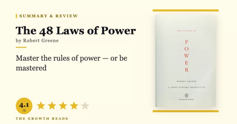 The 48 Laws of Power by Robert Greene — summary and review with 4.1/5 rating