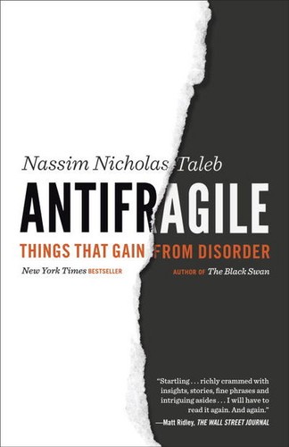 Antifragile by Nassim Nicholas Taleb book cover