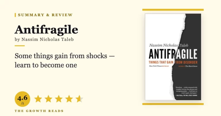 Antifragile by Nassim Nicholas Taleb — summary and review with 4.6/5 rating