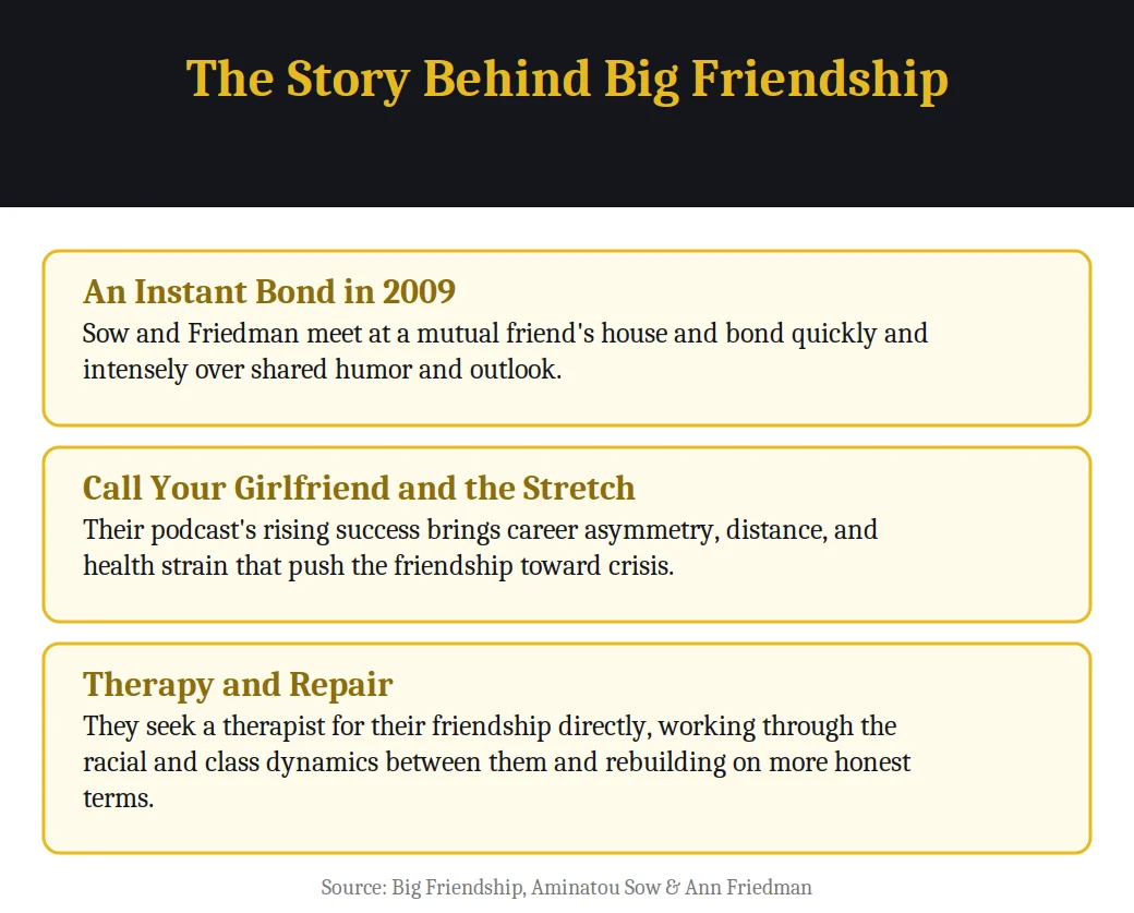 The story behind Big Friendship, Sow and Friedman's own friendship