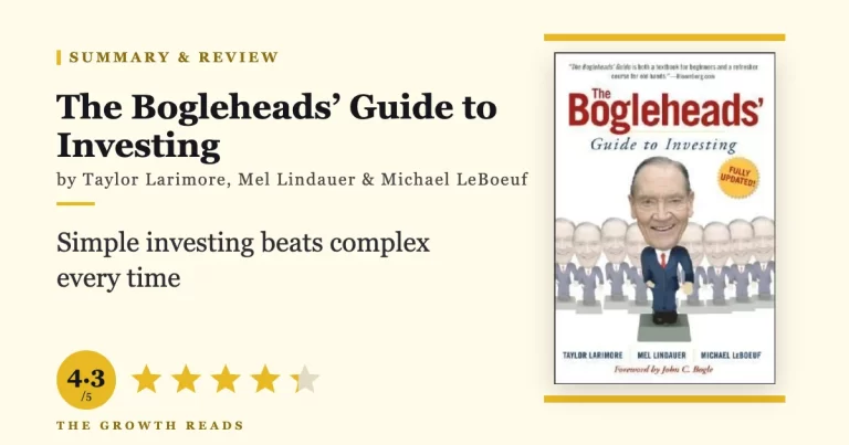 The Bogleheads' Guide to Investing — summary and review with 4.3/5 rating