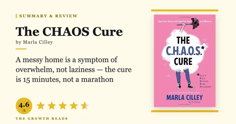The CHAOS Cure by Marla Cilley — summary and review with 4.6/5 rating