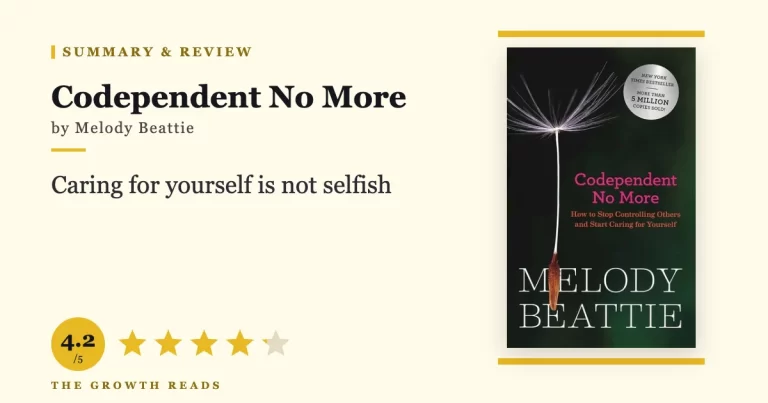 Codependent No More by Melody Beattie — summary and review with 4.2/5 rating