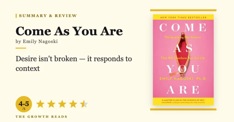 Come As You Are Summary & Review: The Science of Desire You Were Never Taught
