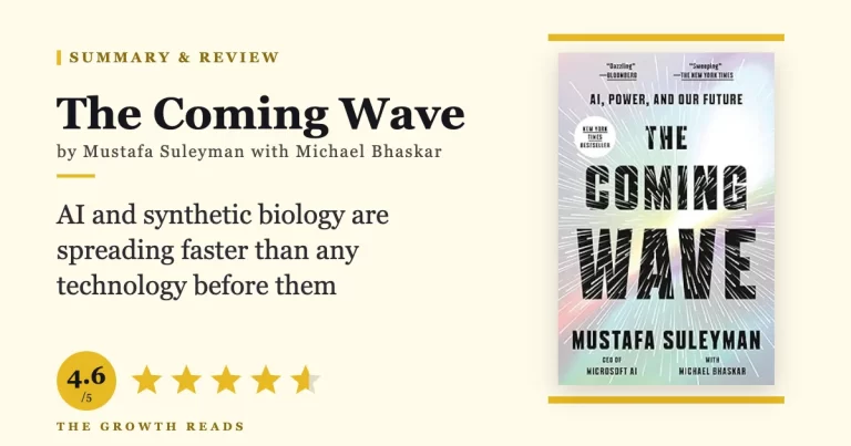 The Coming Wave by Mustafa Suleyman — summary and review with 4.6/5 rating