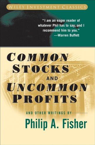 Common Stocks and Uncommon Profits by Philip Fisher book cover