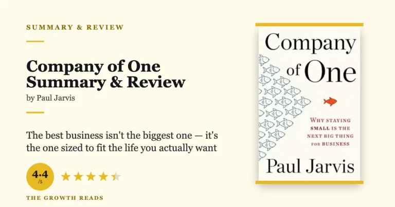 Company of One by Paul Jarvis summary and review featured image