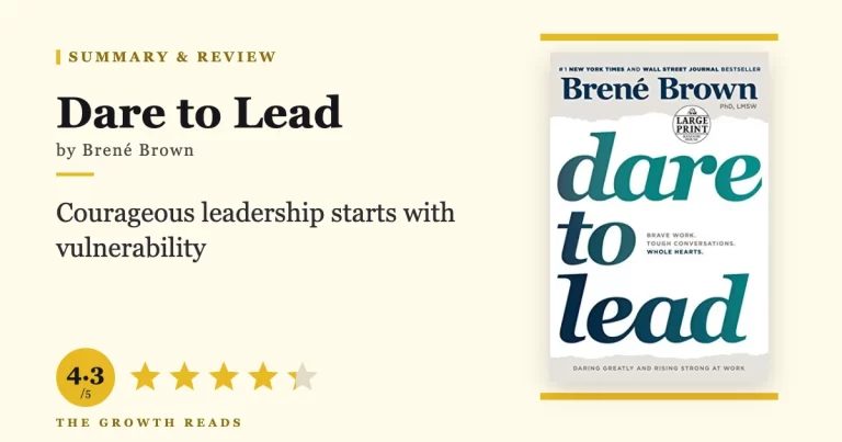 Dare to Lead Summary & Review: Build Courage That Transforms Teams