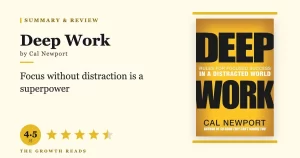 Deep Work Summary & Review: Rules for Focused Success in a Distracted World
