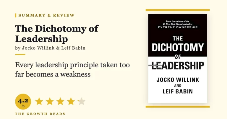 The Dichotomy of Leadership Summary & Review: Balance Every Principle or Fail