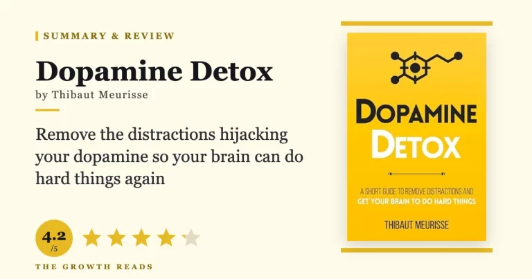 Dopamine Detox by Thibaut Meurisse — summary and review with 4.2/5 rating