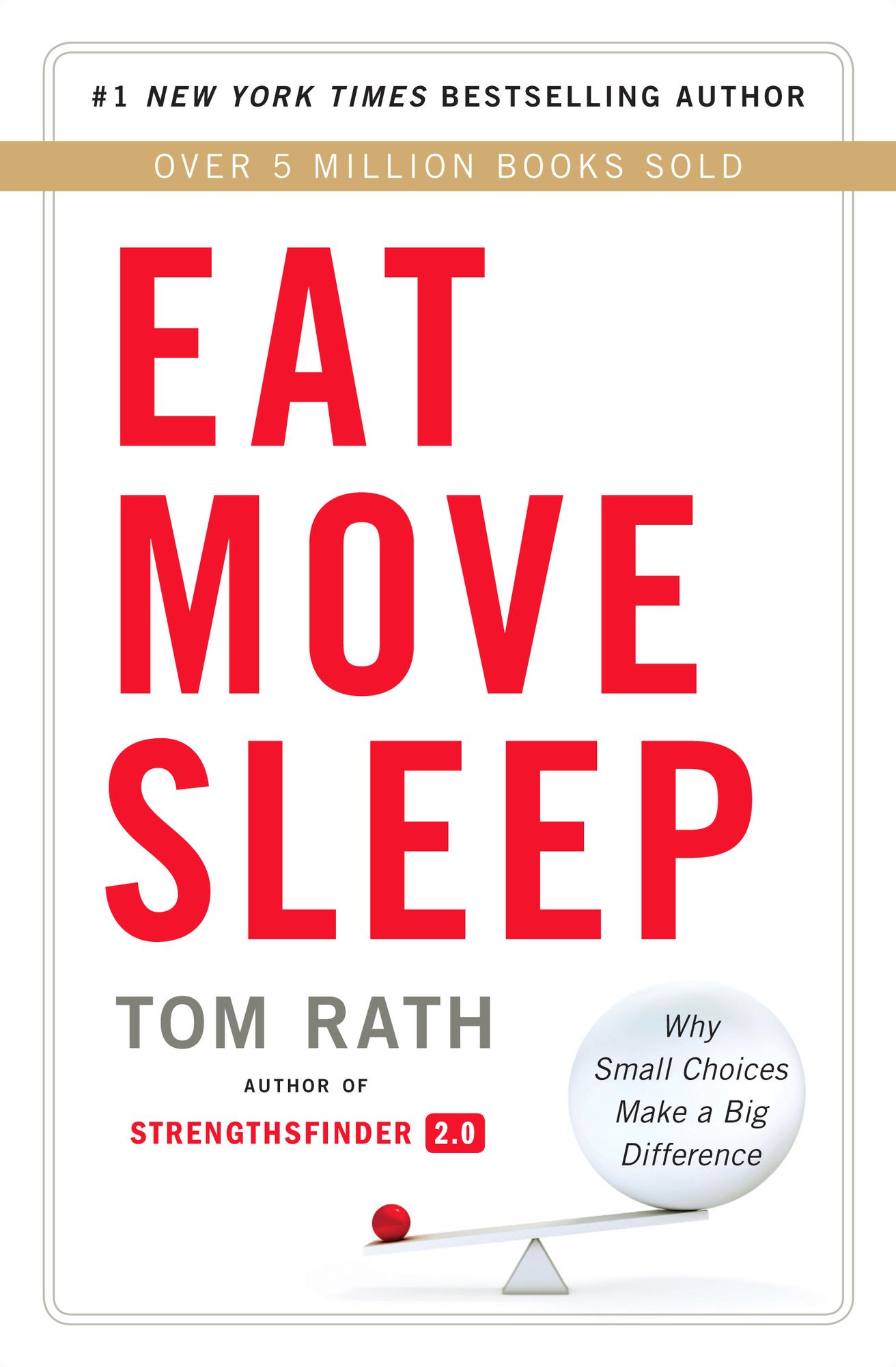 Eat Move Sleep by Tom Rath book cover