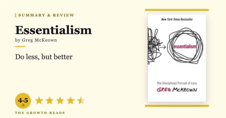 Essentialism Summary & Review: The Disciplined Pursuit of Less