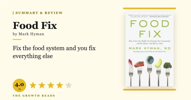 Food Fix by Mark Hyman — summary and review with 4.0/5 rating