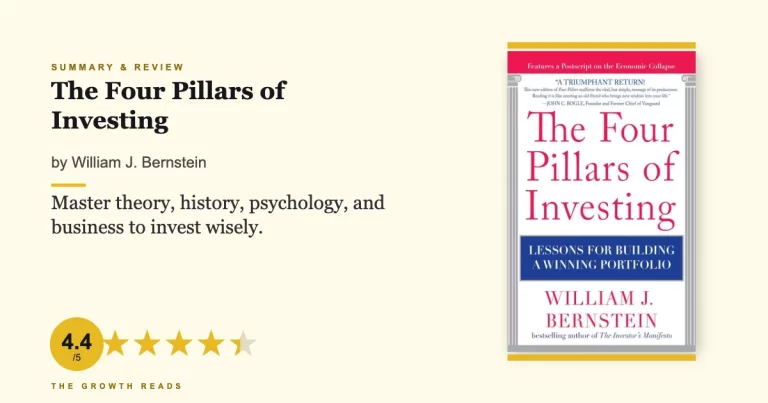 The Four Pillars of Investing by William Bernstein — summary and review with 4.4/5 rating