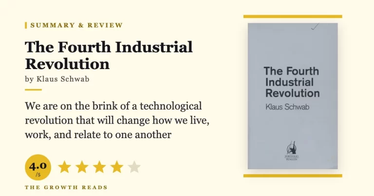 The Fourth Industrial Revolution by Klaus Schwab — summary and review with 4.0/5 rating