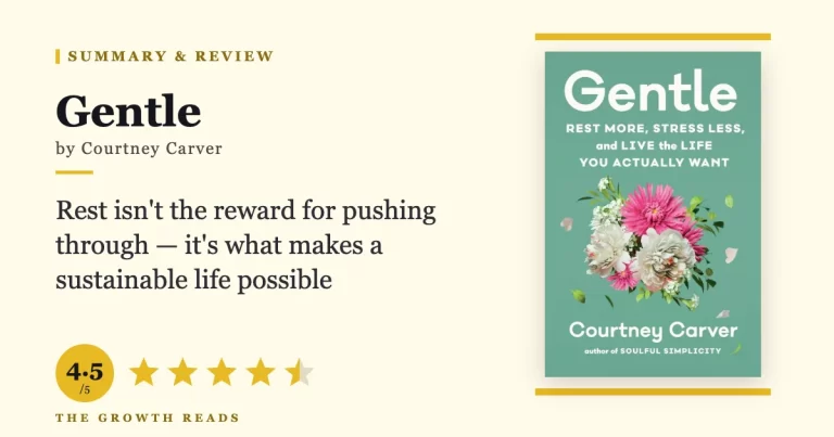 Gentle by Courtney Carver — summary and review with 4.5/5 rating