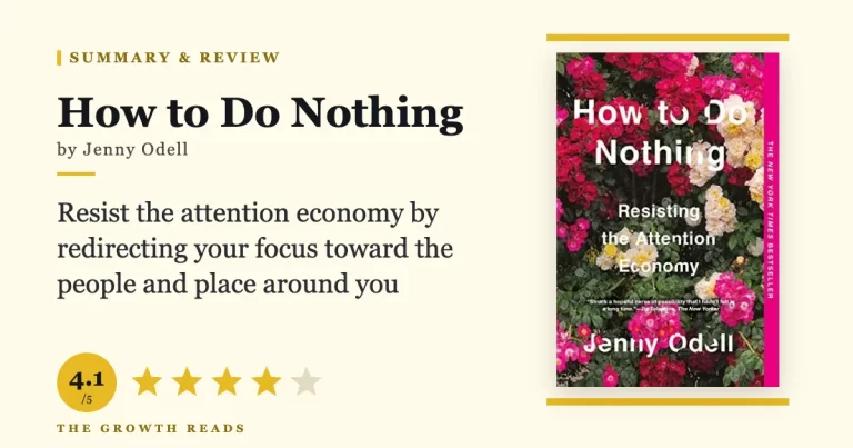 How to Do Nothing by Jenny Odell — summary and review with 4.1/5 rating