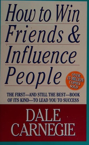 How to Win Friends and Influence People by Dale Carnegie book cover