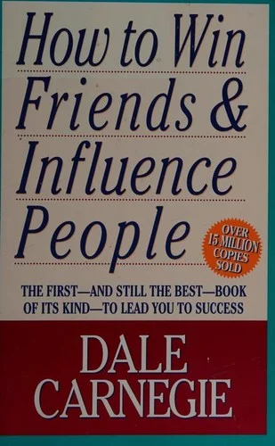 How to Win Friends and Influence People by Dale Carnegie book cover