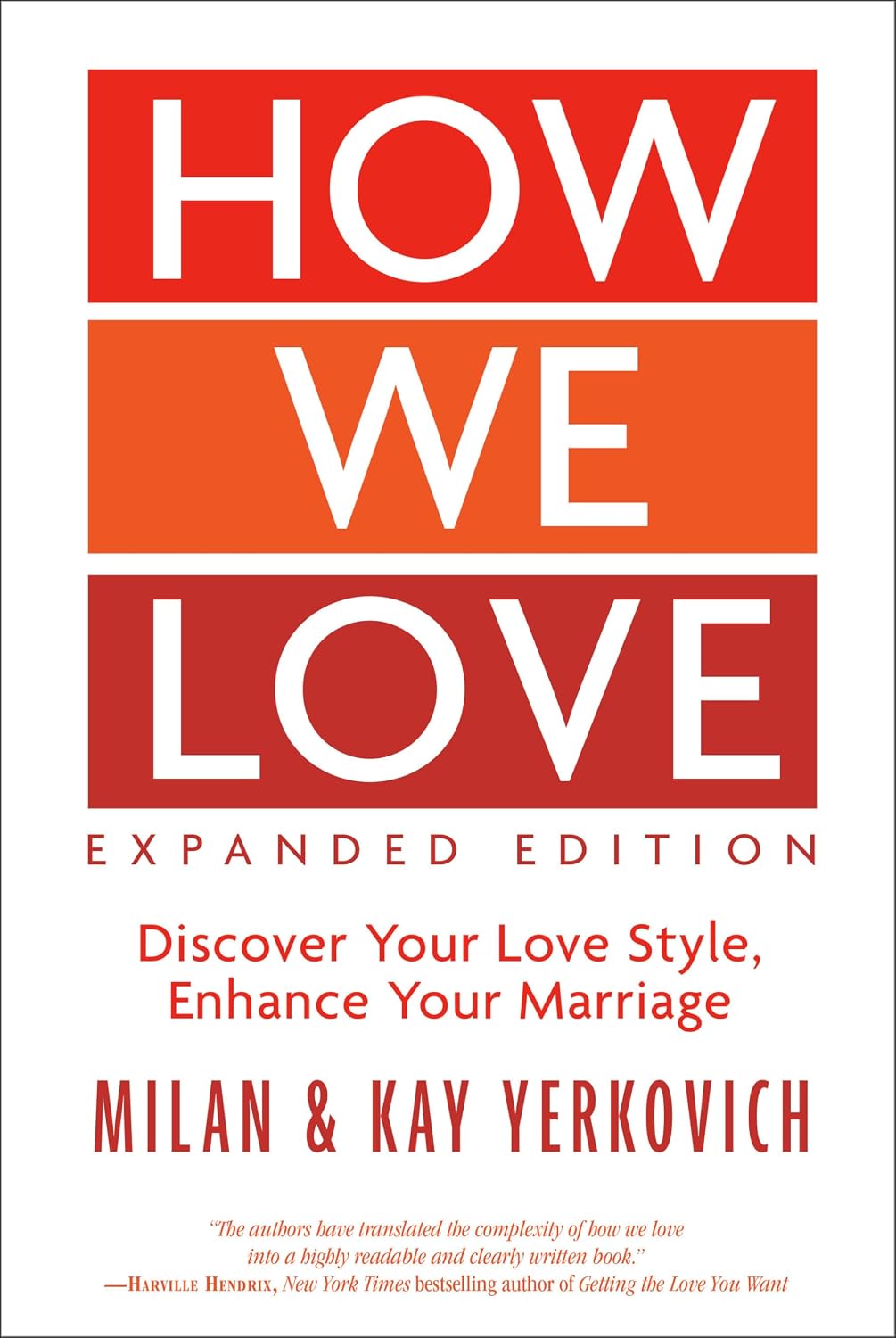 How We Love book cover by Milan and Kay Yerkovich