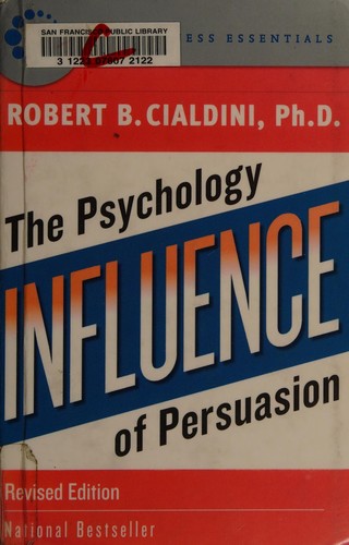 Influence by Robert Cialdini book cover
