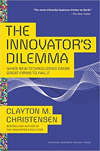 The Innovator’s Dilemma by Clayton Christensen book cover