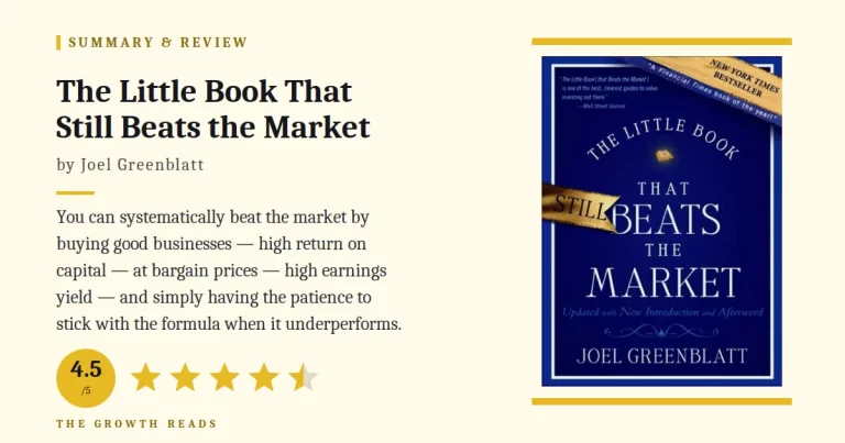 The Little Book That Still Beats the Market Summary and Review