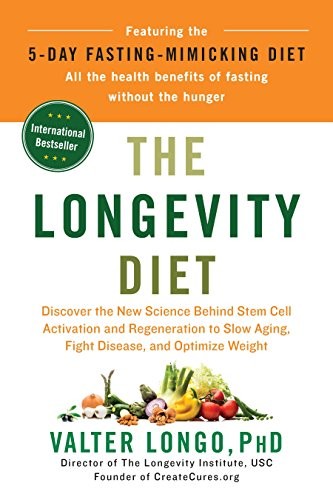 The Longevity Diet by Valter Longo book cover
