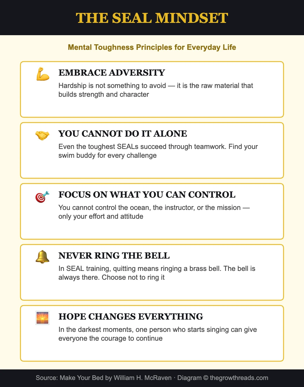 The SEAL mindset - mental toughness for everyday life
