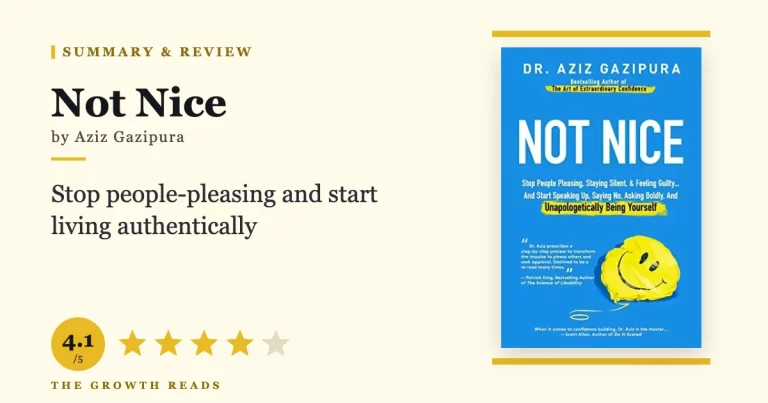 Not Nice by Aziz Gazipura — summary and review with 4.1/5 rating