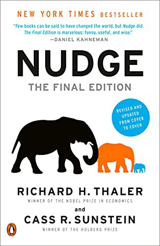Nudge by Richard Thaler and Cass Sunstein — book cover