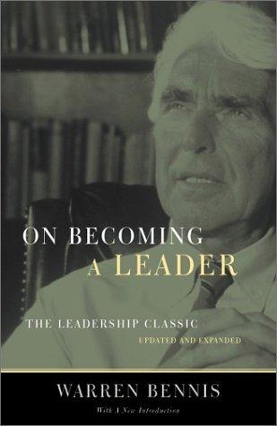 On Becoming a Leader by Warren Bennis book cover