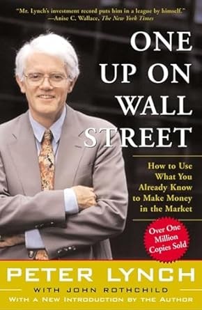 One Up On Wall Street by Peter Lynch book cover