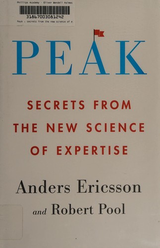 Peak by Anders Ericsson book cover