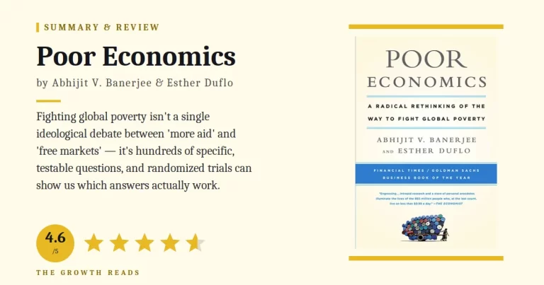 Poor Economics Summary and Review