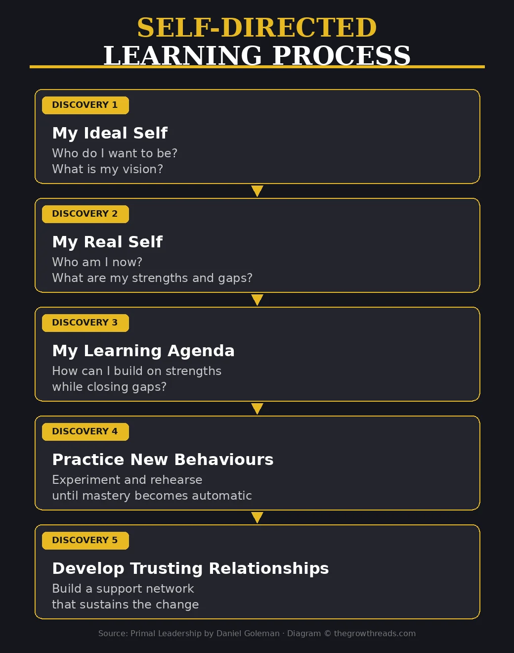 Self-directed learning process — five discoveries for building EI