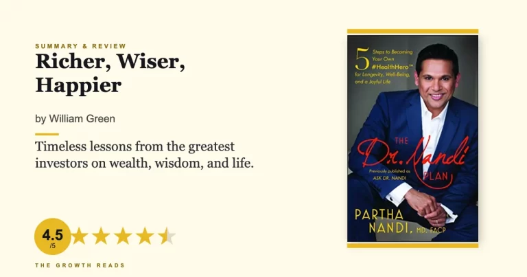 Richer, Wiser, Happier by William Green — summary and review with 4.5/5 rating