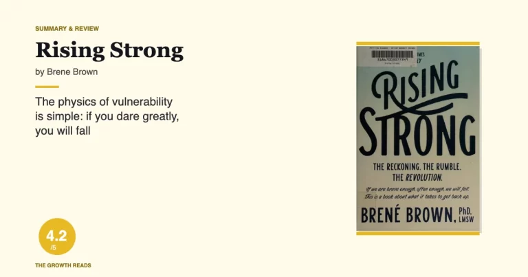Rising Strong Summary and Review — The Growth Reads