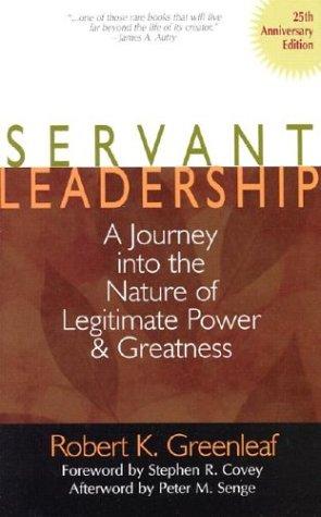 Servant Leadership by Robert K. Greenleaf book cover