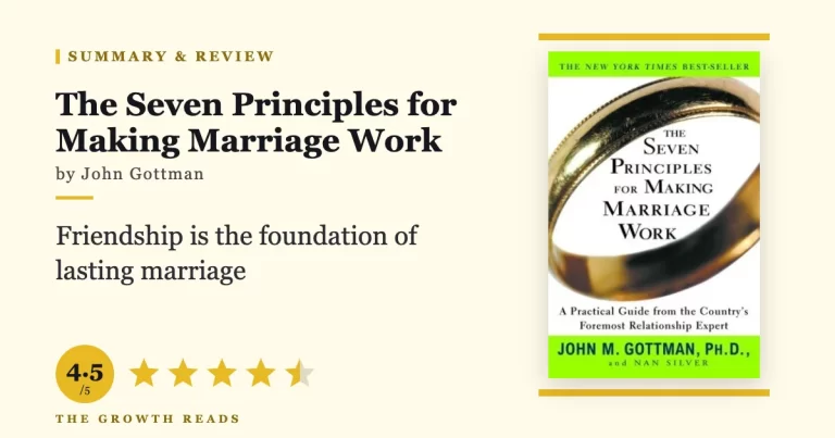 The Seven Principles for Making Marriage Work Summary & Review