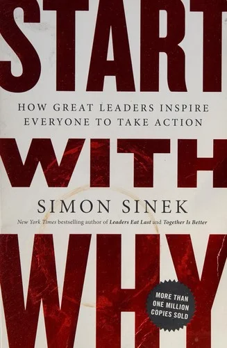 Start With Why by Simon Sinek book cover