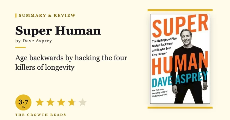Super Human by Dave Asprey — summary and review with 3.7/5 rating