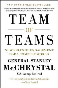 Team of Teams by Stanley McChrystal book cover