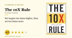 The 10X Rule Summary & Review: Why Massive Action Beats Average Effort