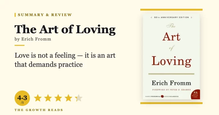 The Art of Loving Summary & Review: Love Is a Skill You Practice