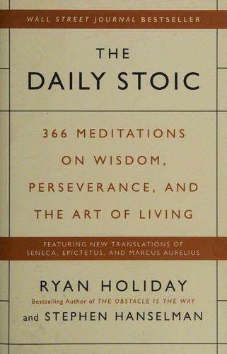 The Daily Stoic by Ryan Holiday book cover